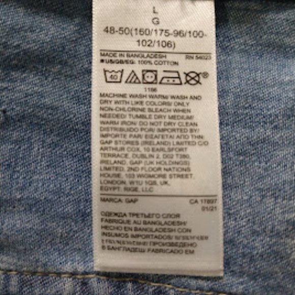 NWT Gap Factory Denim Romper - Picture 5 of 8